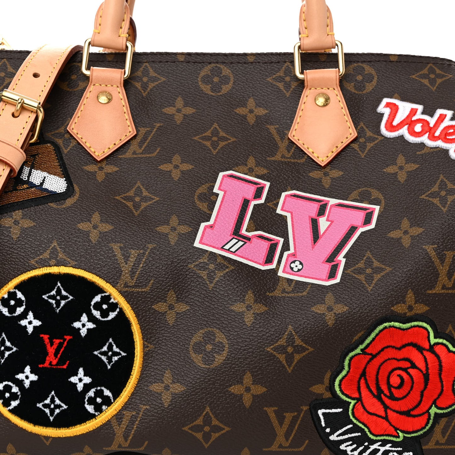 Monogram Patches Speedy Bandouliere 30