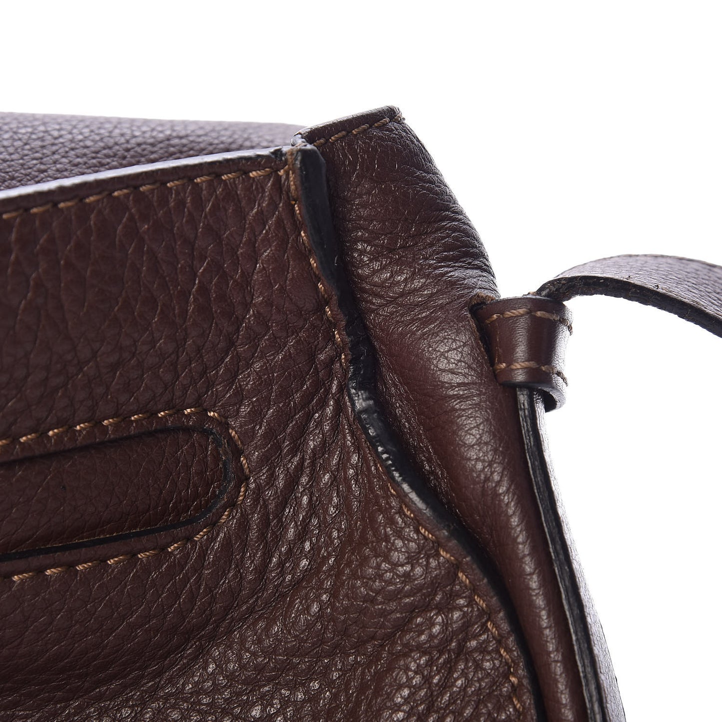 Calfskin Medium Marcie Round Crossbody Bag Coffee Shot