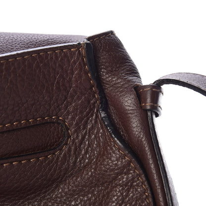 Chloe Calfskin Medium Marcie Round Crossbody Bag Coffee Shot 9 of 13