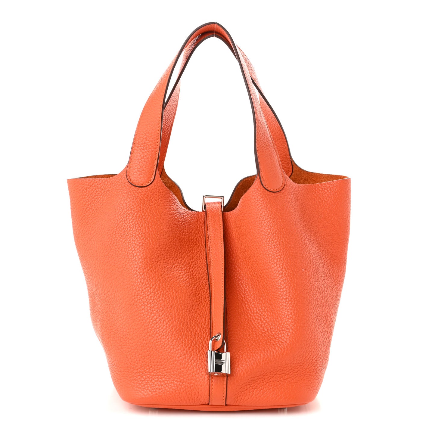 Taurillon Clemence Picotin Lock 22 MM Orange