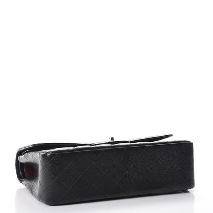 Chanel Caviar Quilted Jumbo Double Flap Black 5 of 11