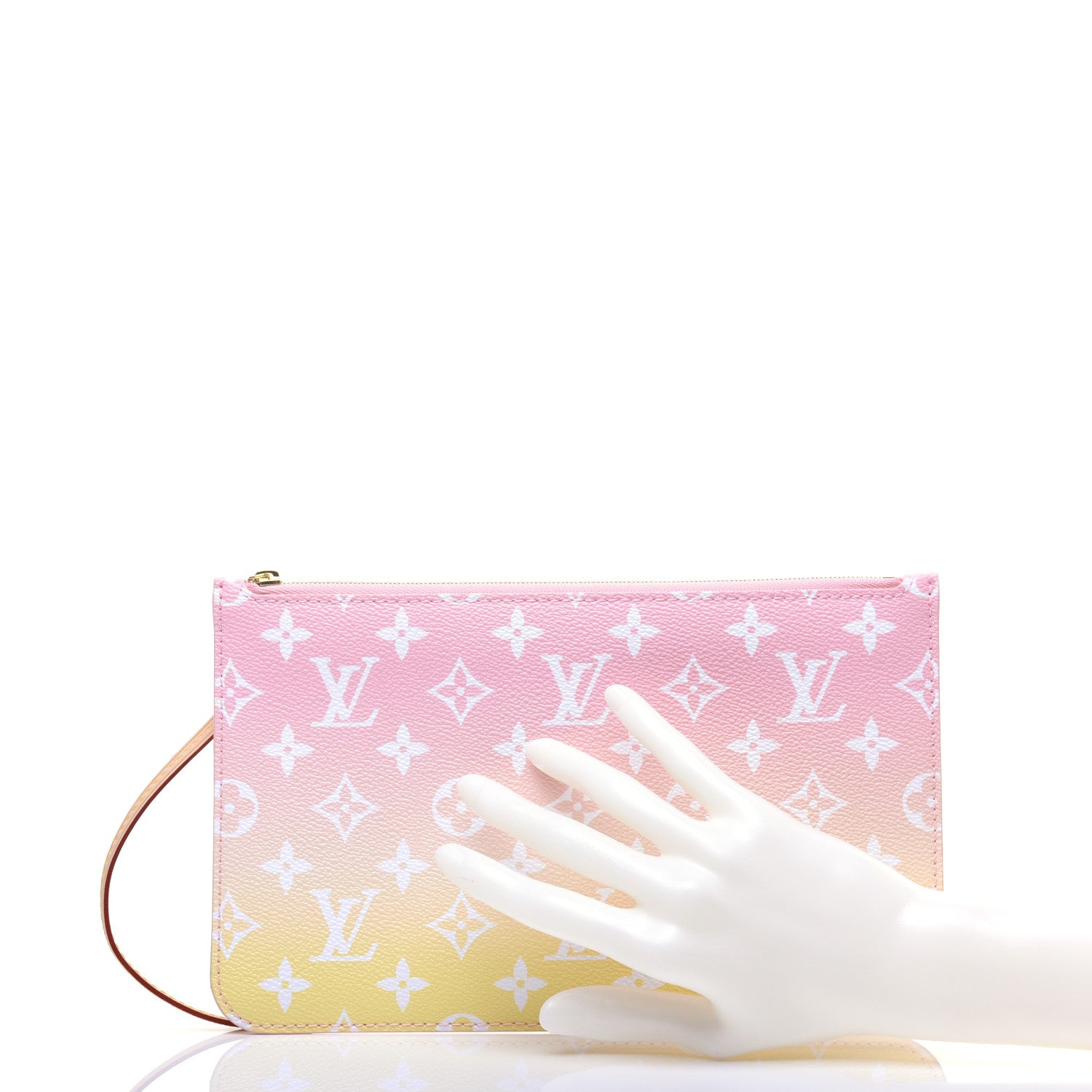 Louis Vuitton Monogram By The Pool Neverfull MM Pochette Light Pink 2 of 11