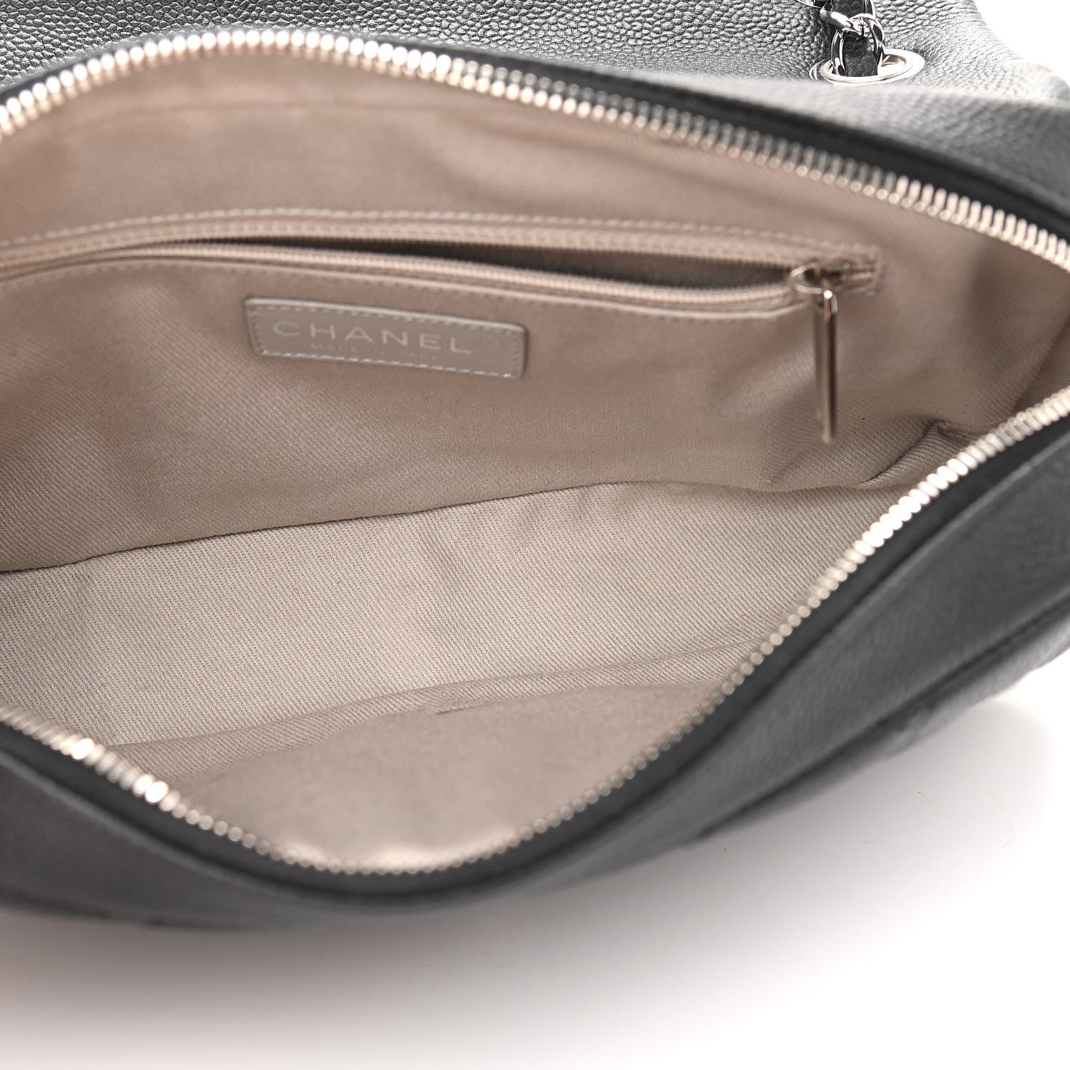 Chanel Caviar Quilted Medium Easy Flap Black 4 of 10