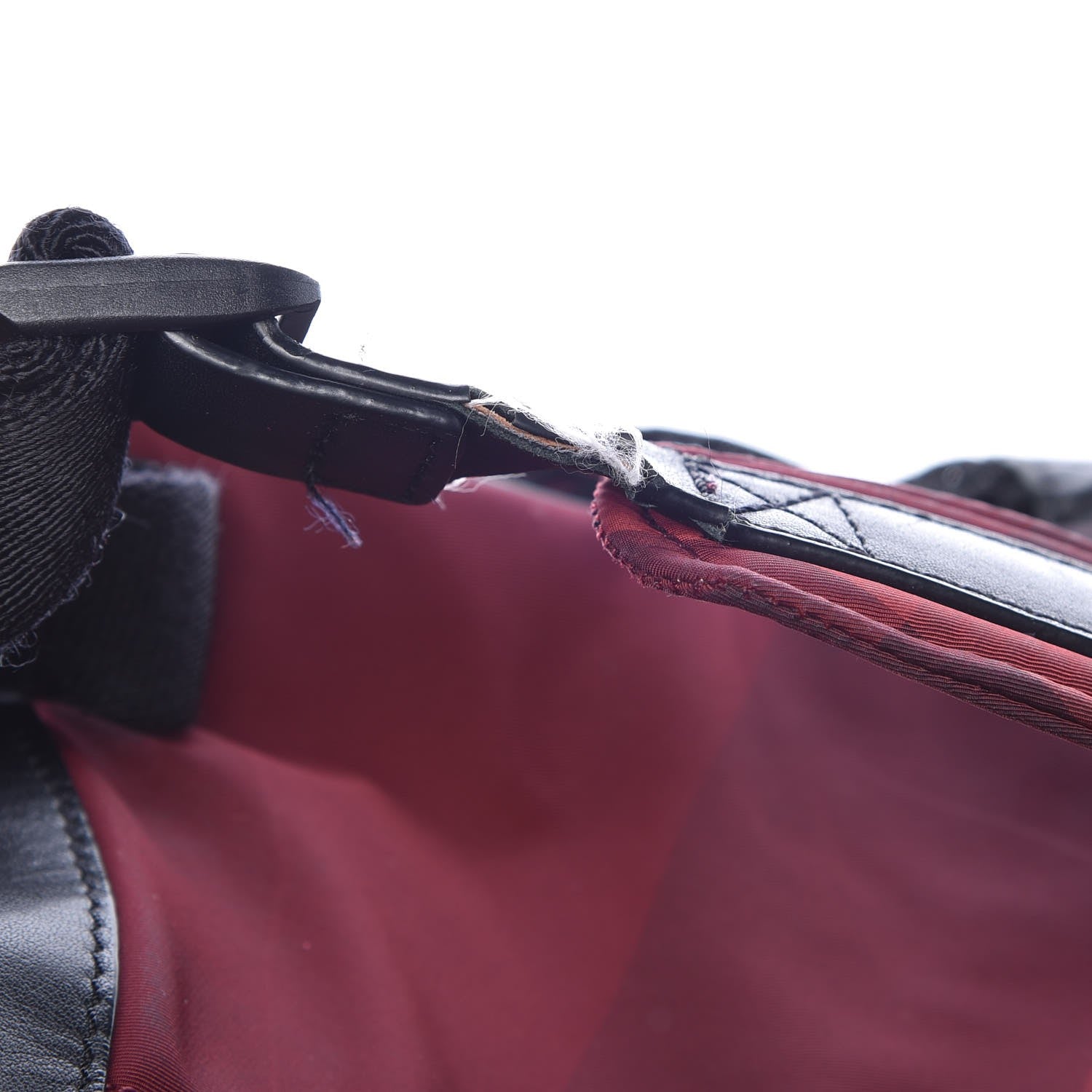Burberry Nylon Supernova Check Backpack Red 11 of 16
