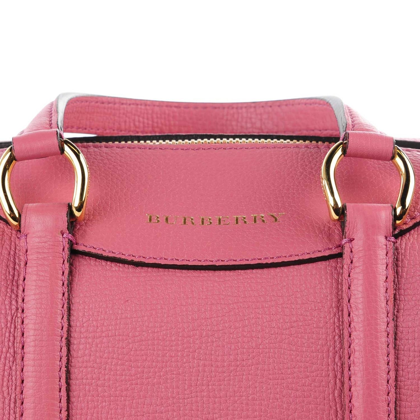 Derby Calfskin Small Alchester Bowling Bag Mauve Pink