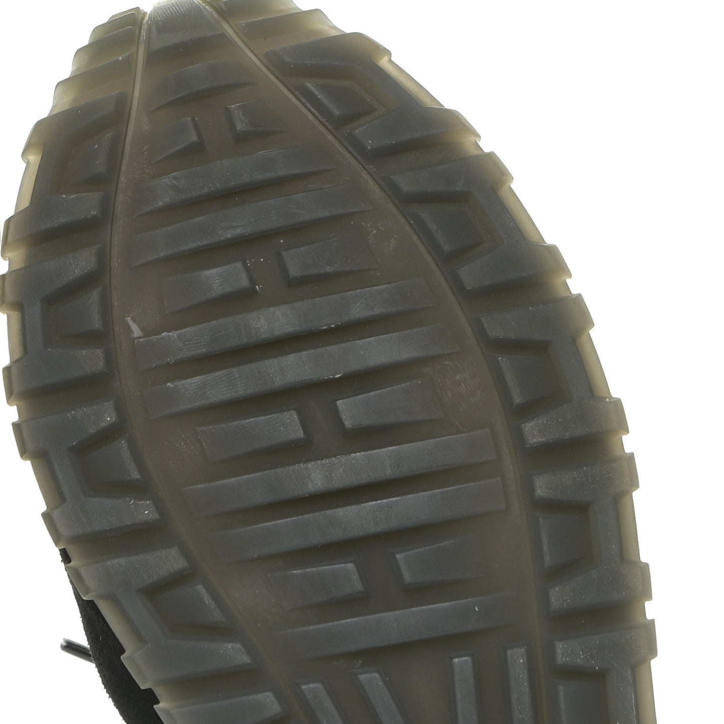 Suede Monogram Run Away Sneakers 38 Black