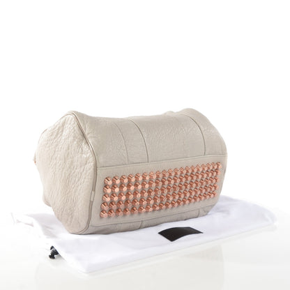 Alexander Wang Pebbled Lambskin Rocco Lilac Rose Gold Hardware 4 of 9
