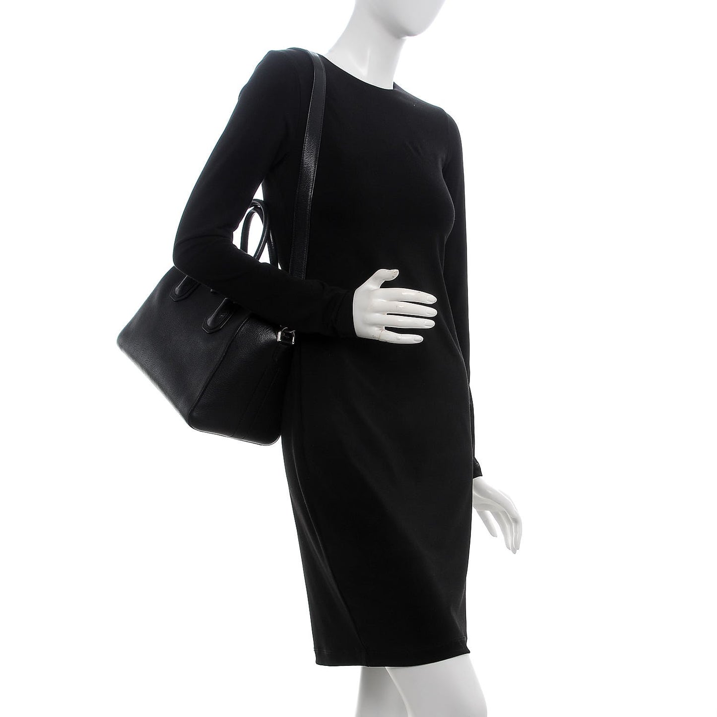 Sugar Goatskin Small Antigona Black