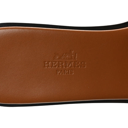 Hermes Calfskin Giulia Sandals 36.5 Naturel 7 of 8