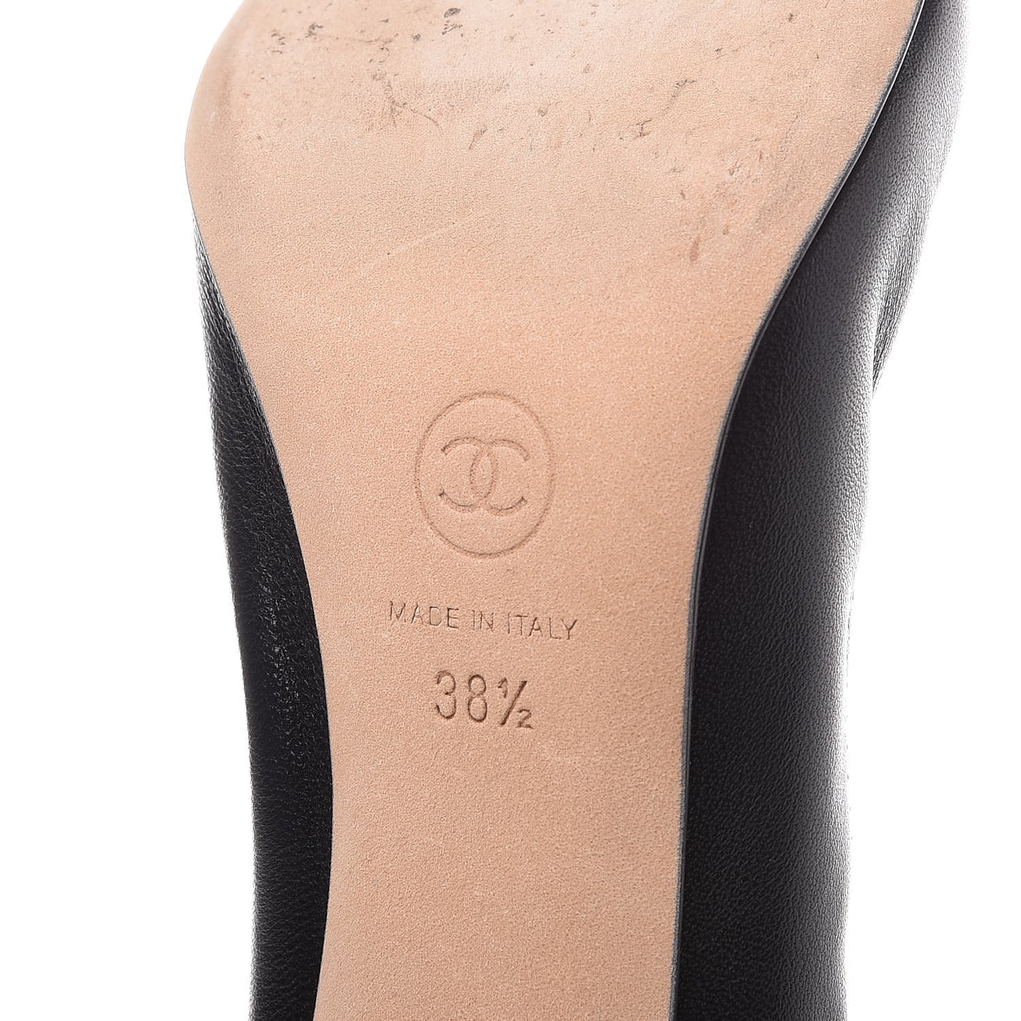 Lambskin Patent CC Elastic Pumps 38.5 Black