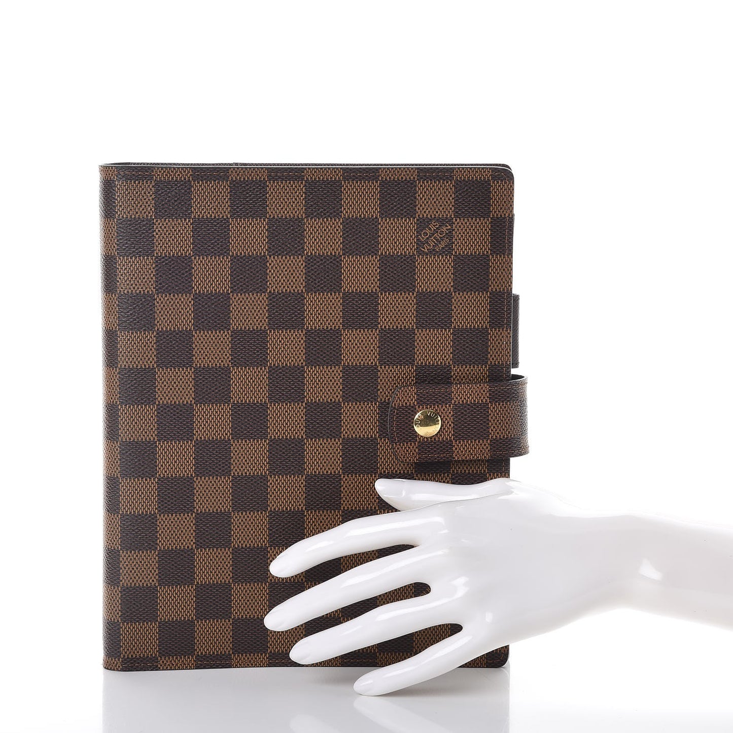 Damier Ebene Large Ring Agenda Cover