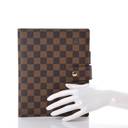Louis Vuitton Damier Ebene Large Ring Agenda Cover 2 of 8