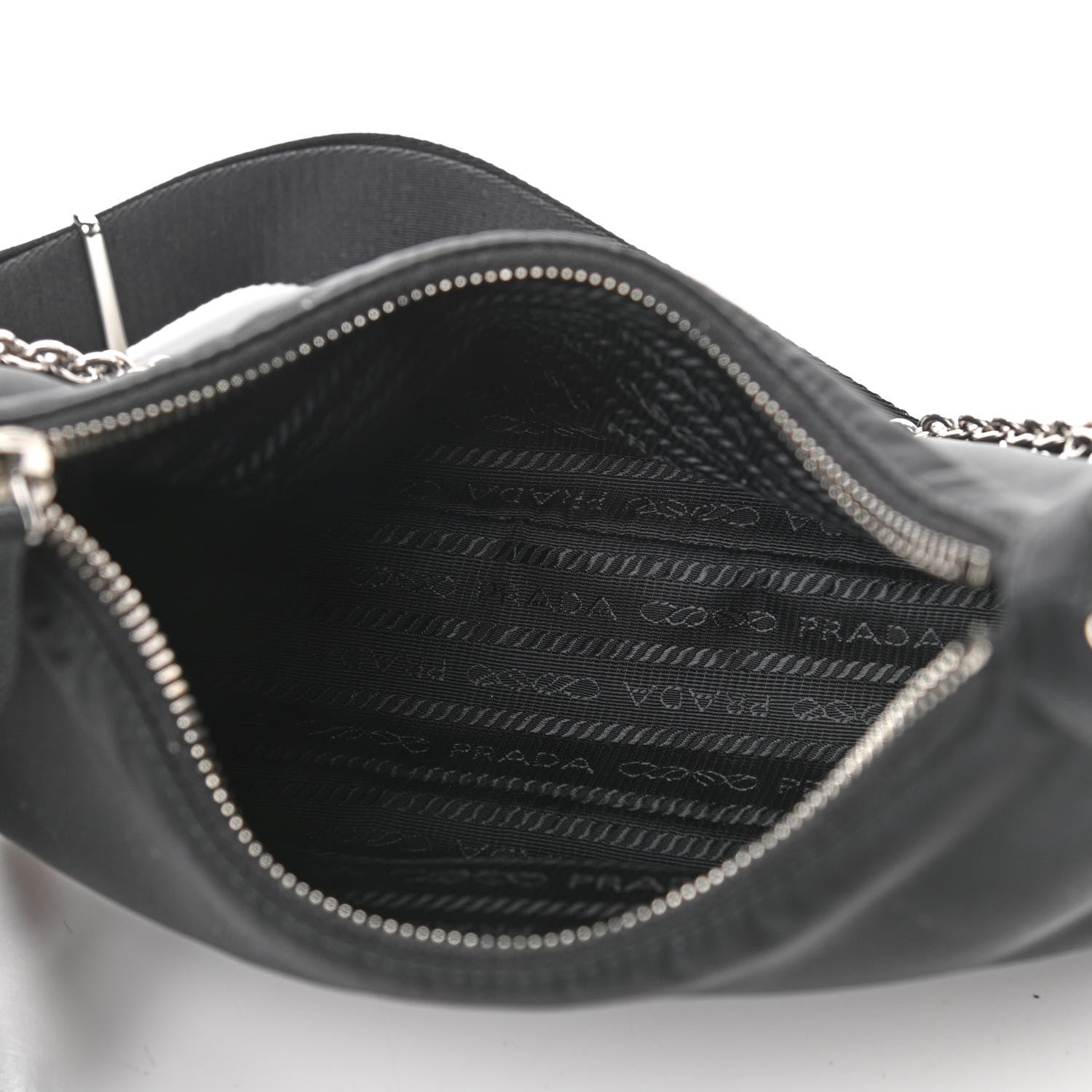 Prada Nylon Re-Edition 2005 Shoulder Bag Black 8 of 17