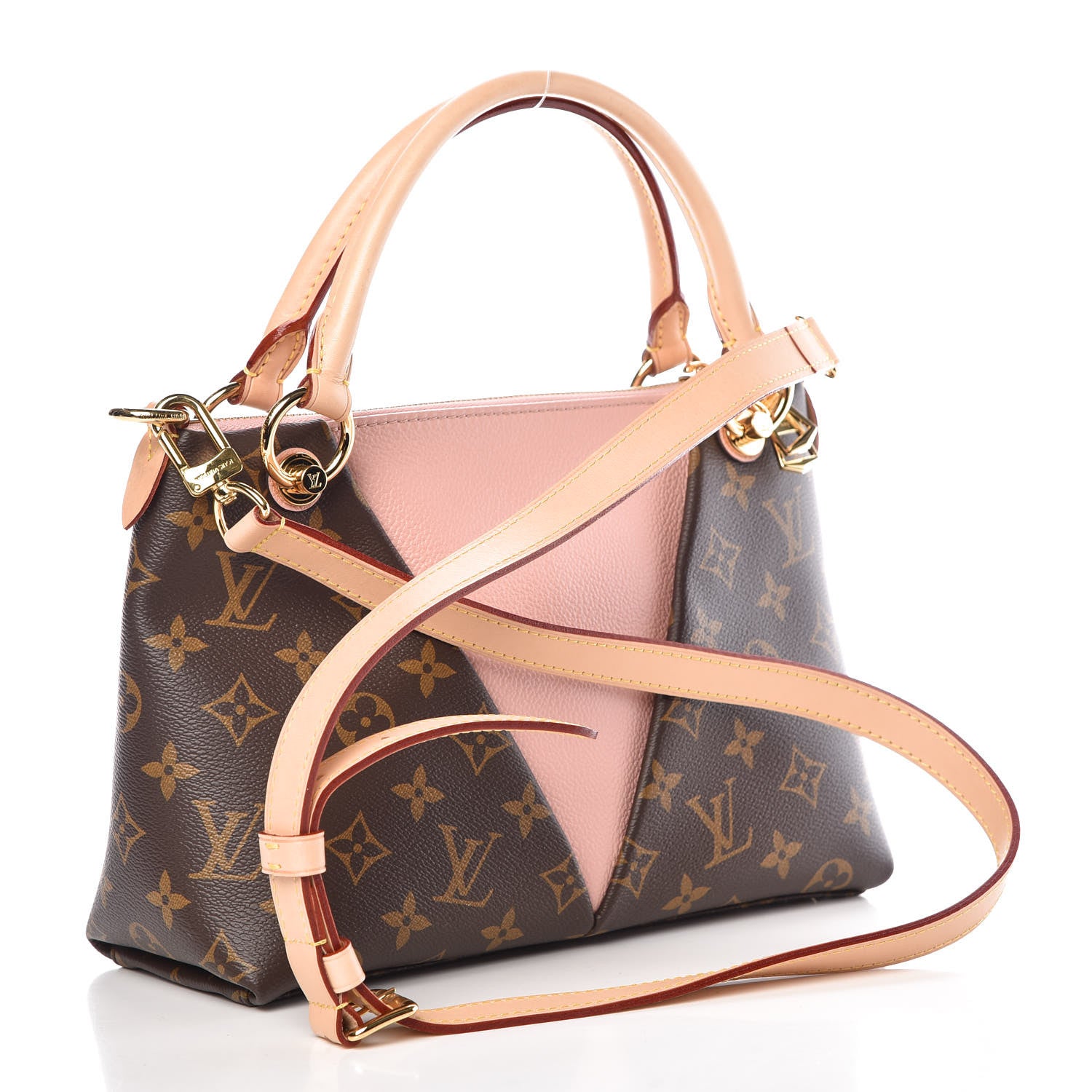 Louis Vuitton Monogram V Tote BB Rose Poudre 3 of 9