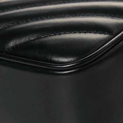 Saint Laurent Calfskin Matelasse Monogram Lou Camera Bag Black 10 of 15