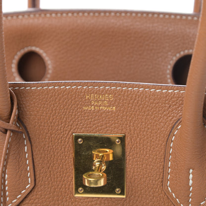 Hermes Togo Birkin 30 Gold 6 of 16
