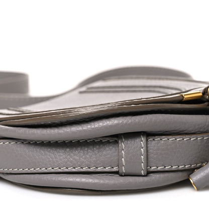 Chloe Calfskin Mini Marcie Round Crossbody Bag Cashmere Grey 10 of 12