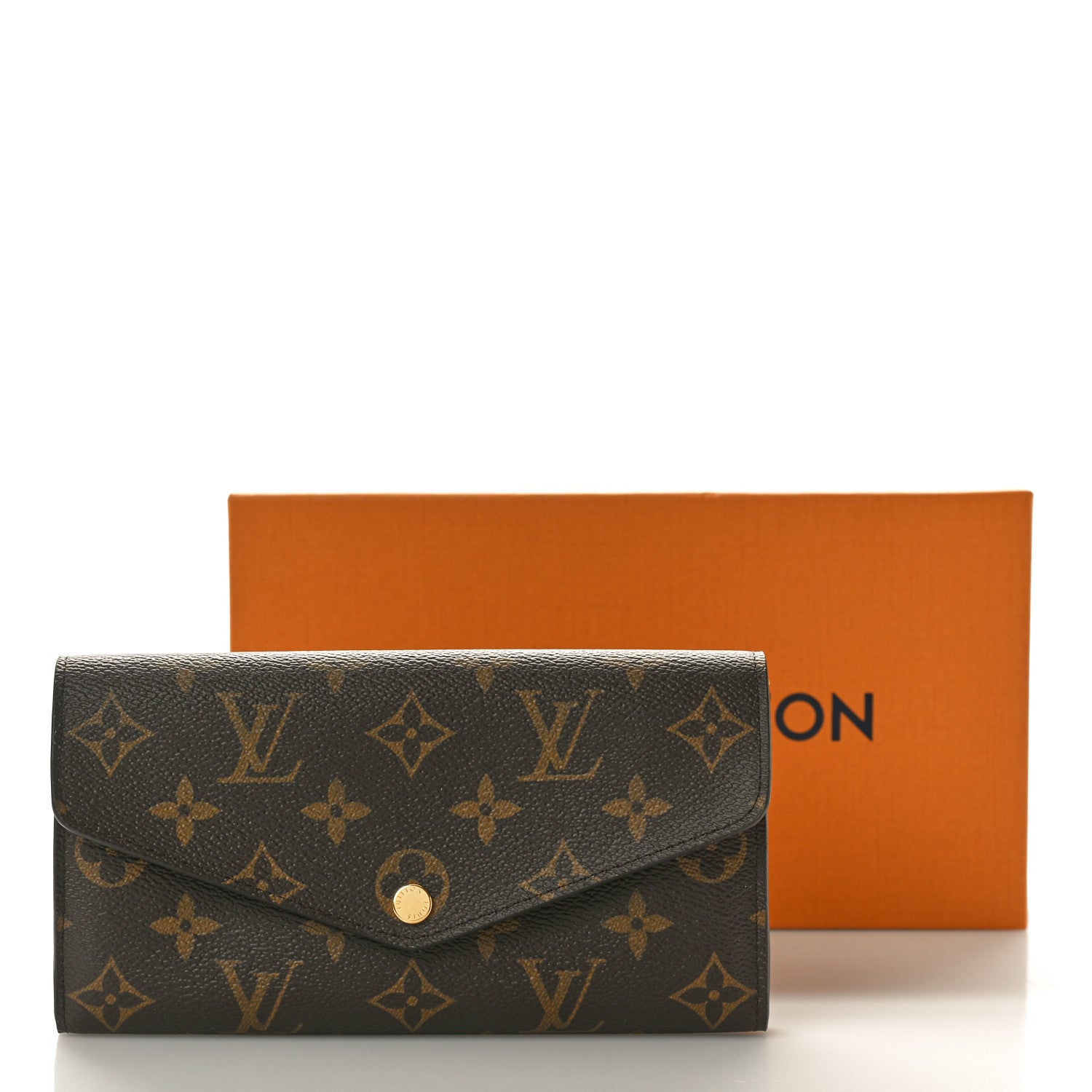Louis Vuitton Monogram Sarah Wallet NM Coquelicot 8 of 8