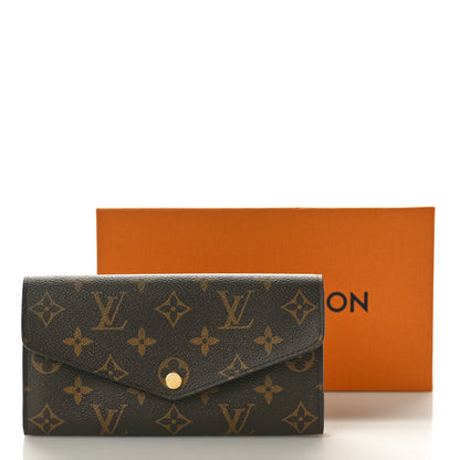 Louis Vuitton Monogram Sarah Wallet NM Coquelicot 8 of 8
