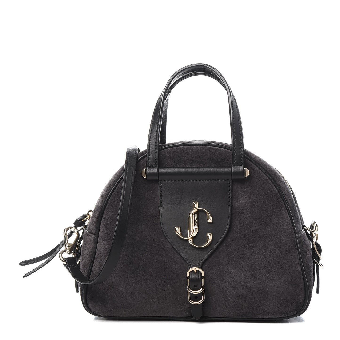 Suede Small Varenne Bowling Bag Dusk