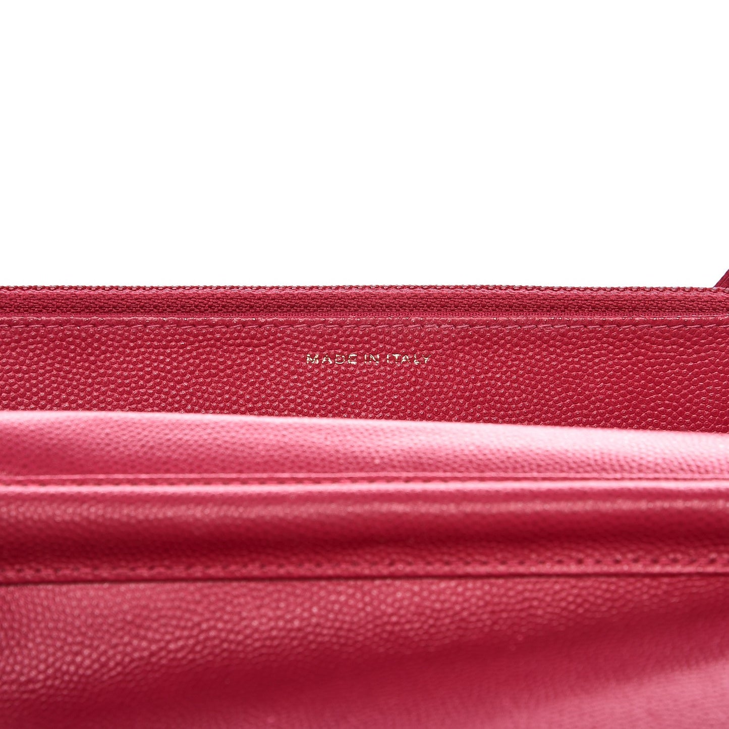 Caviar Quilted Boy Wallet On Chain WOC Fuchsia