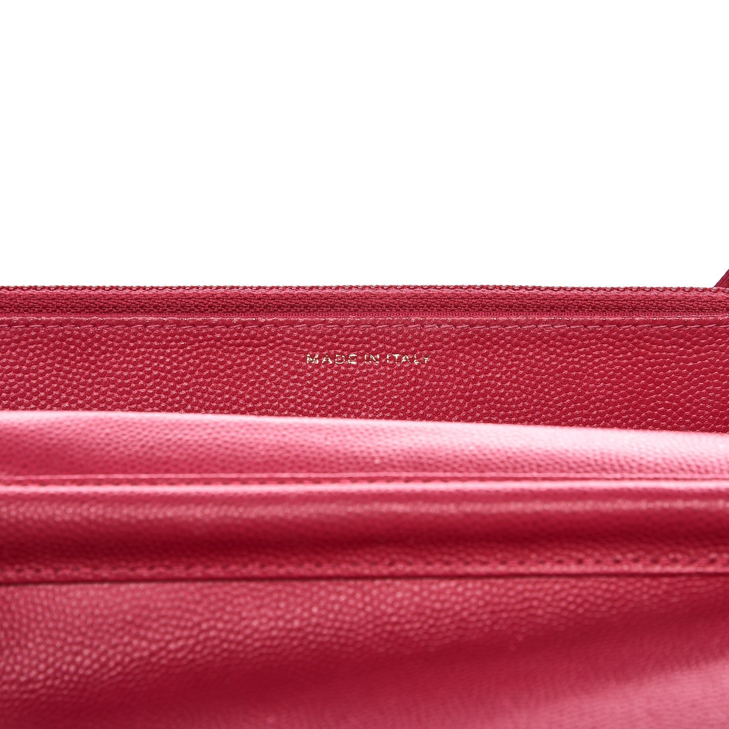 Chanel Caviar Quilted Boy Wallet On Chain WOC Fuchsia 7 of 14