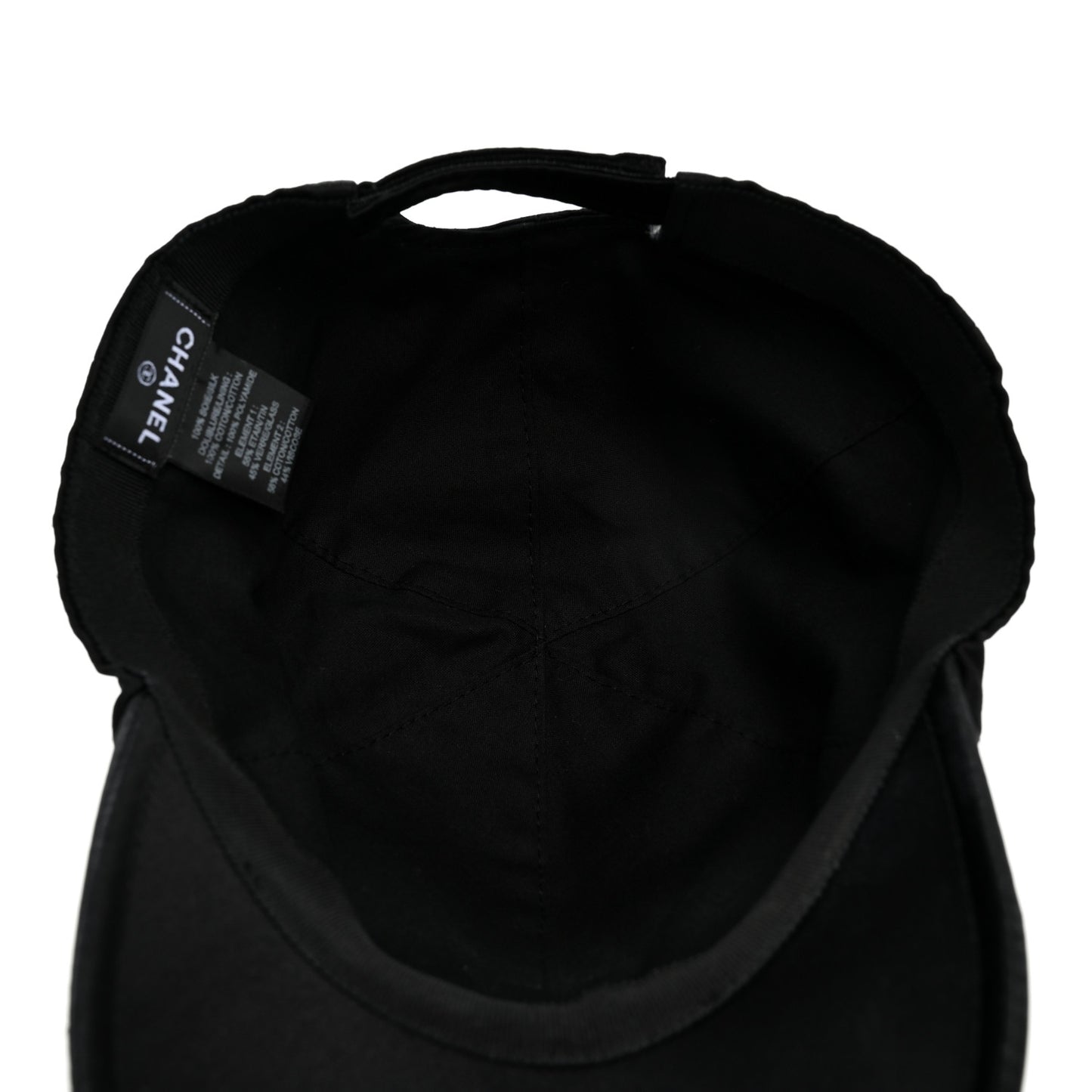 Silk Pearl CC Cap Hat Black