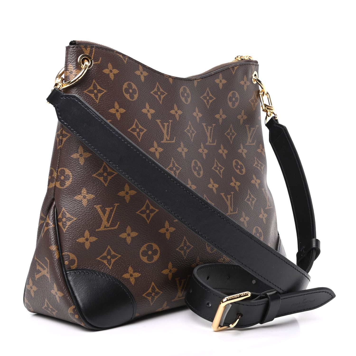 Louis Vuitton Monogram Odeon MM Black 3 of 9