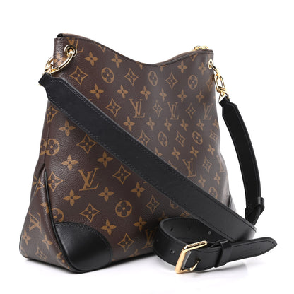 Louis Vuitton Monogram Odeon MM Black 3 of 9