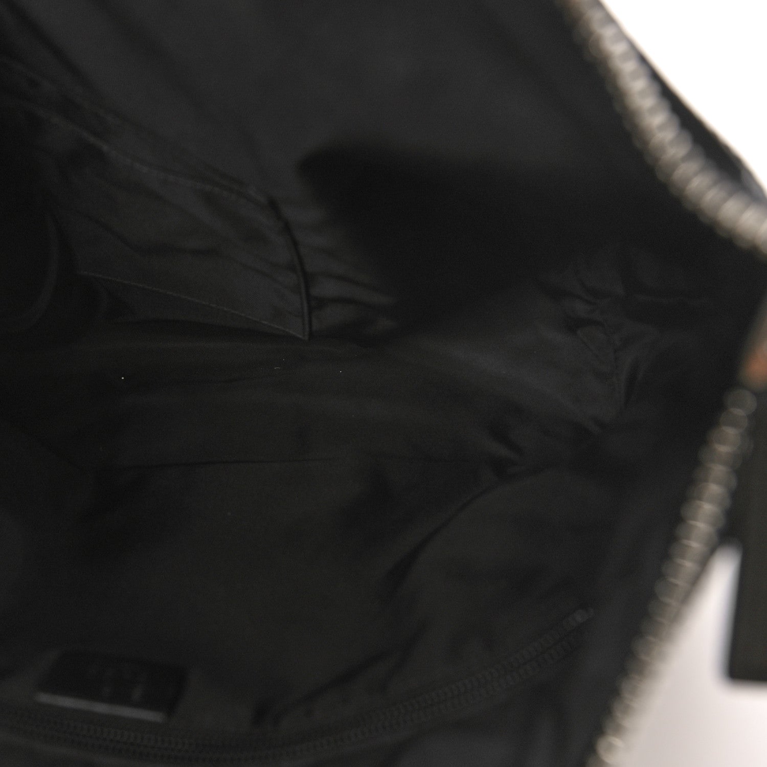 Gucci Nylon Web Top Handle Shoulder Bag Black 5 of 9