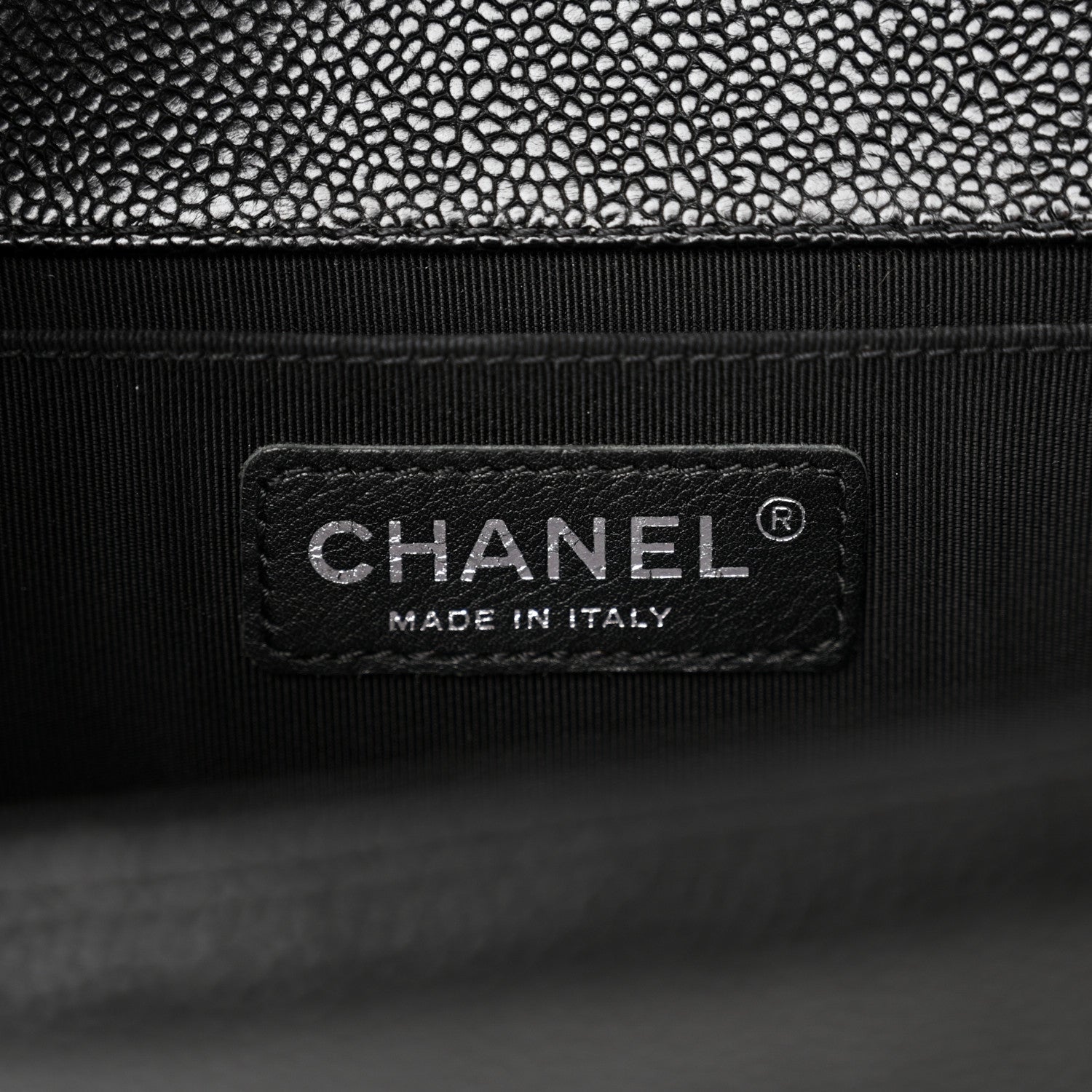 Chanel Caviar Quilted Medium Boy Flap Black 6 of 11