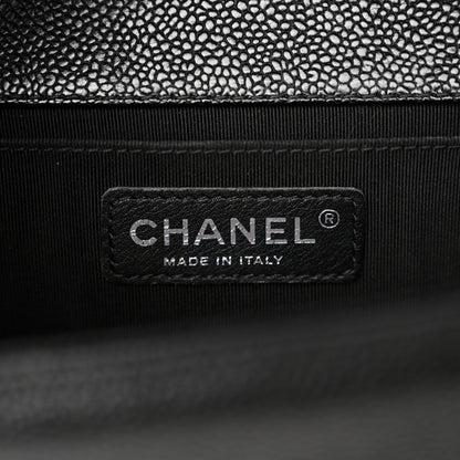 Chanel Caviar Quilted Medium Boy Flap Black 6 of 11