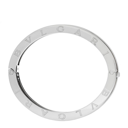 Bulgari 18K Yellow Gold Stainless Steel B.Zero1 Bangle Bracelet 3 of 5