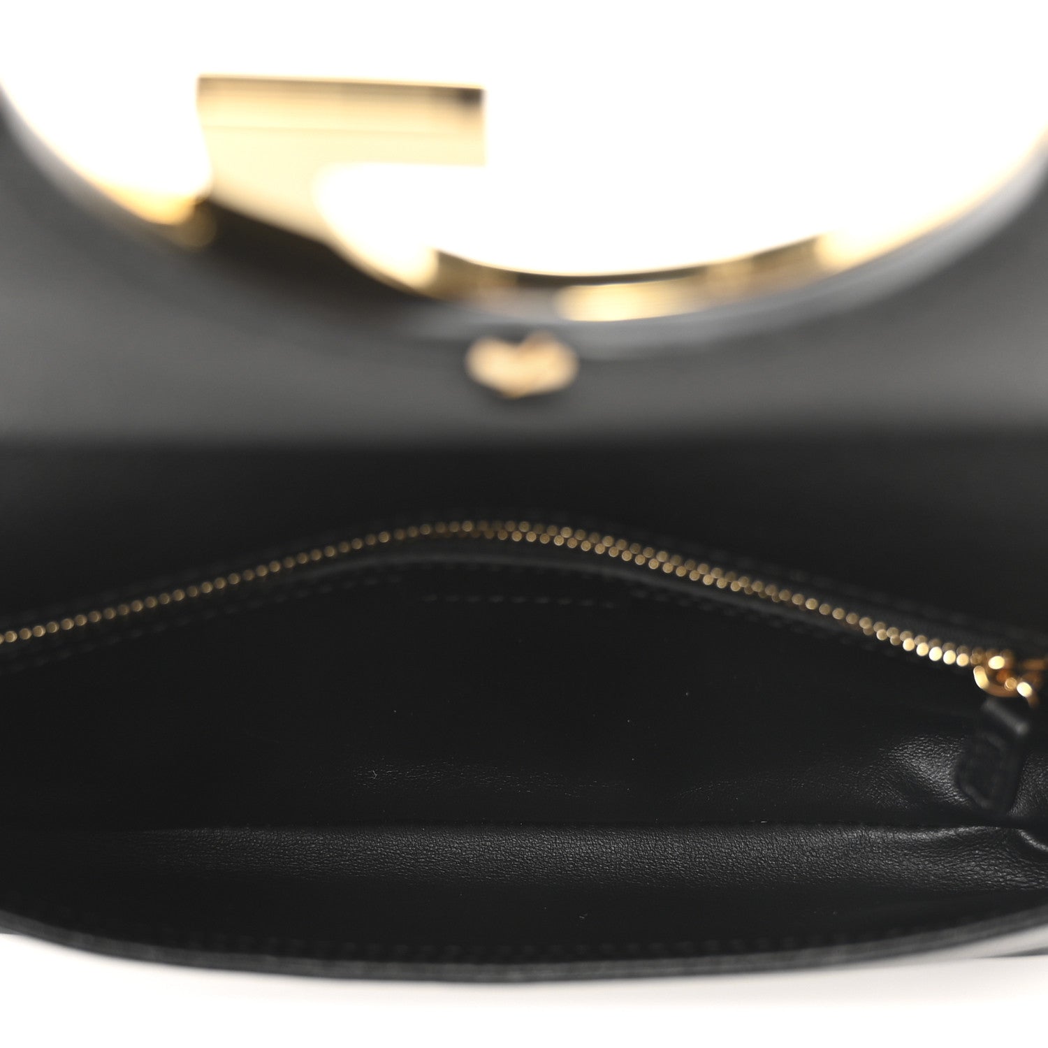 Gucci Roxy Calfskin Blondie Chain Shoulder Flap Bag Black 5 of 10