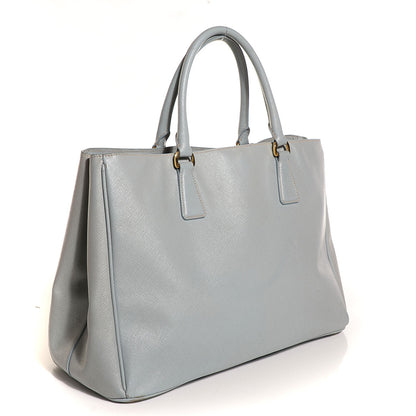 Prada Saffiano Lux Large Tote Lago 3 of 9