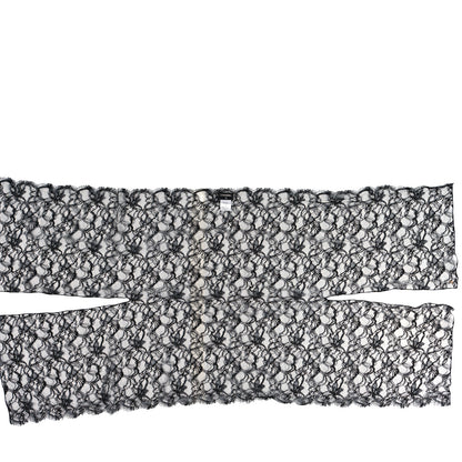 Chanel Cotton Lace Shawl Black 4 of 4