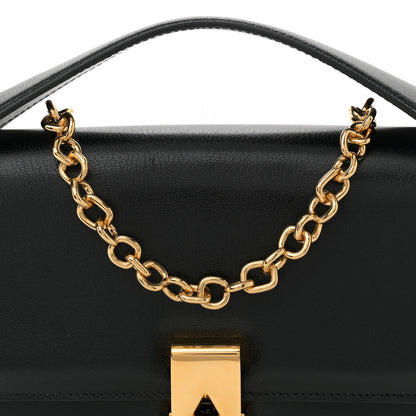 Alaia Goatskin Le Papa East West Chain Bag Black 8 of 11