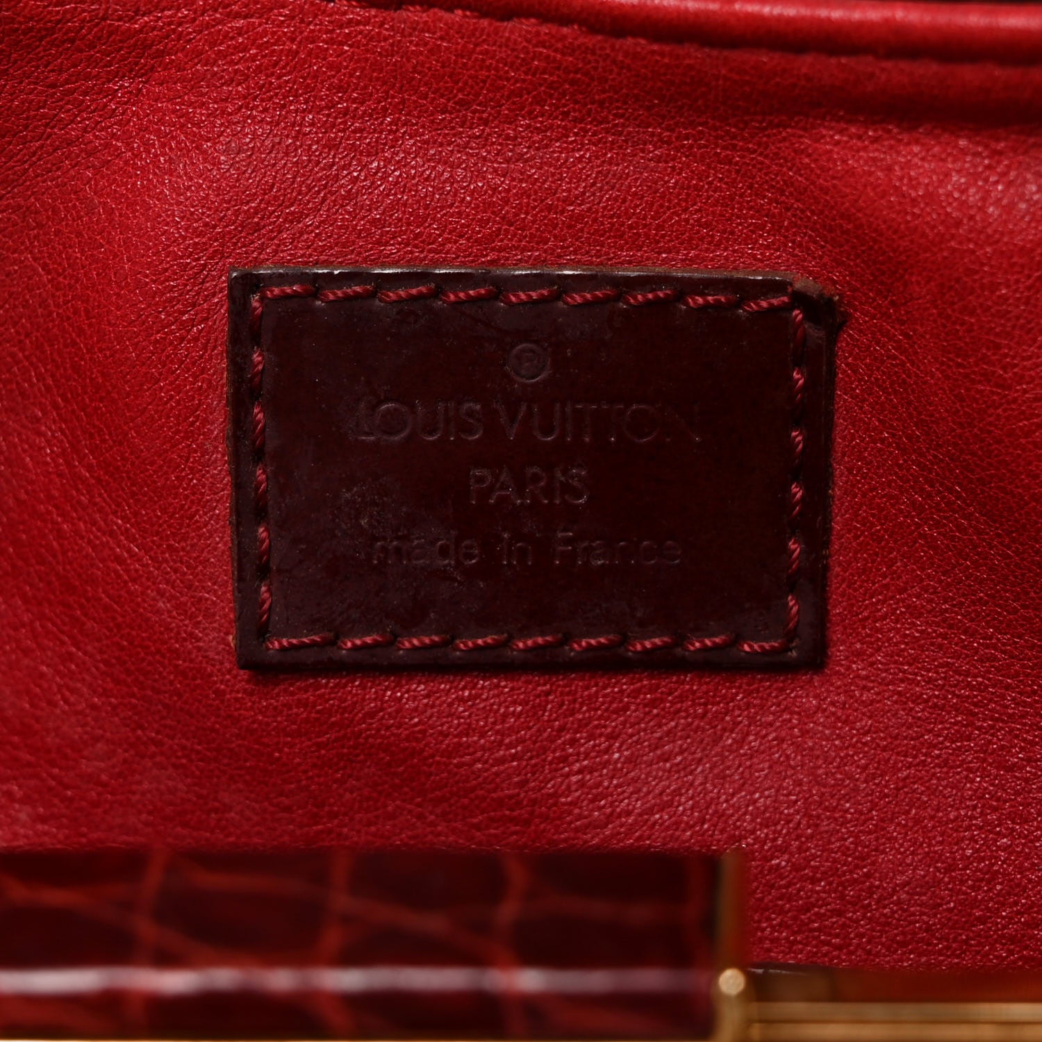 Louis Vuitton Monogram Mirage Griet Exotic Bordeaux 6 of 13