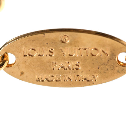 Louis Vuitton Metal L to V Necklace Gold Silver 4 of 6