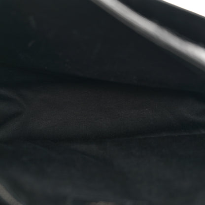 Saint Laurent Crinkled Calfskin Matelasse Monogram Medium Niki Chain Satchel Black 5 of 12