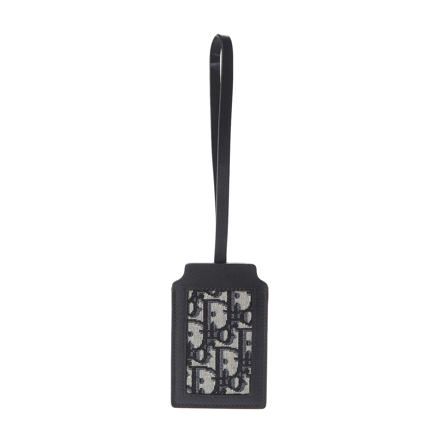 Oblique Luggage Tag Navy Blue