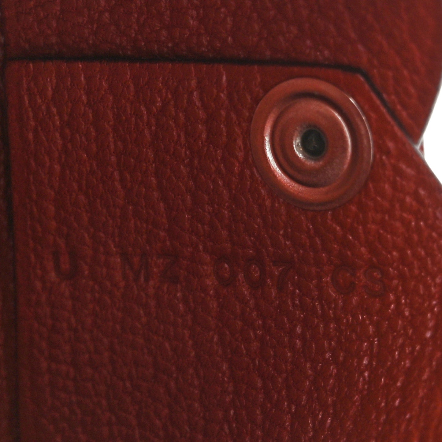 Chevre Mysore Verso Calvi Card Case Bleu Brume Brique
