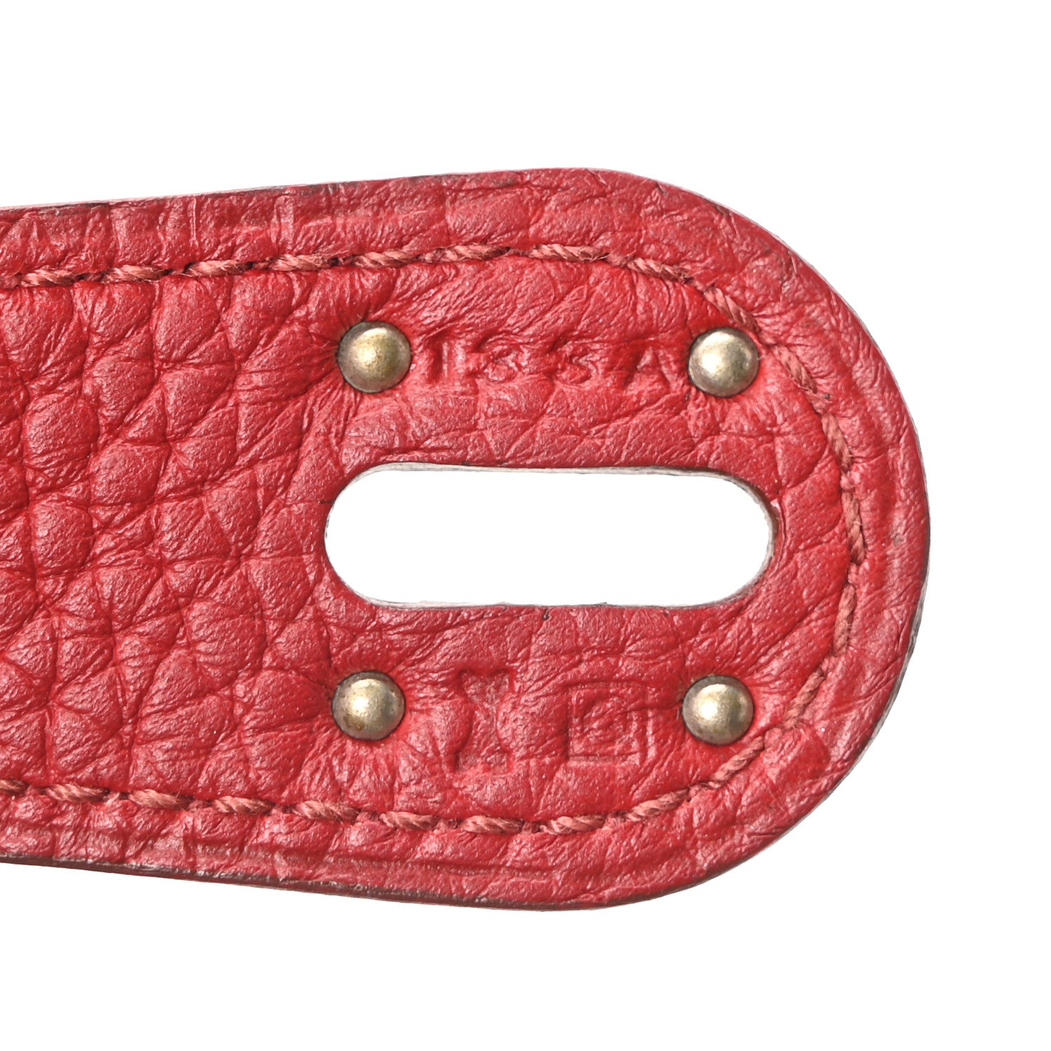 Hermes Taurillon Clemence Lindy 34 Rouge Garance 7 of 10