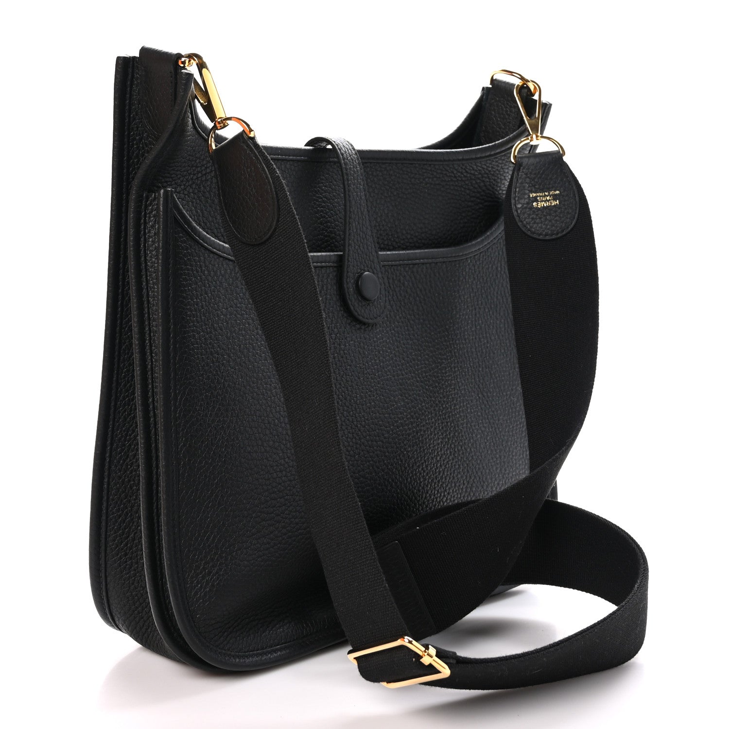Hermes Taurillon Clemence EVELYNE III PM Black 3 of 11