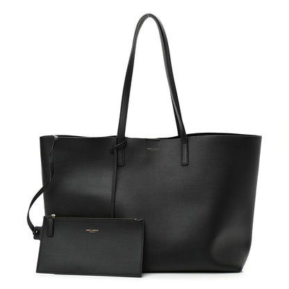 Saint Laurent Calfskin Large Shopping Tote Black 1 of 13