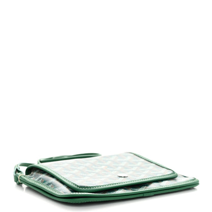 Goyard Goyardine Plumet Wallet Clutch Green 3 of 10