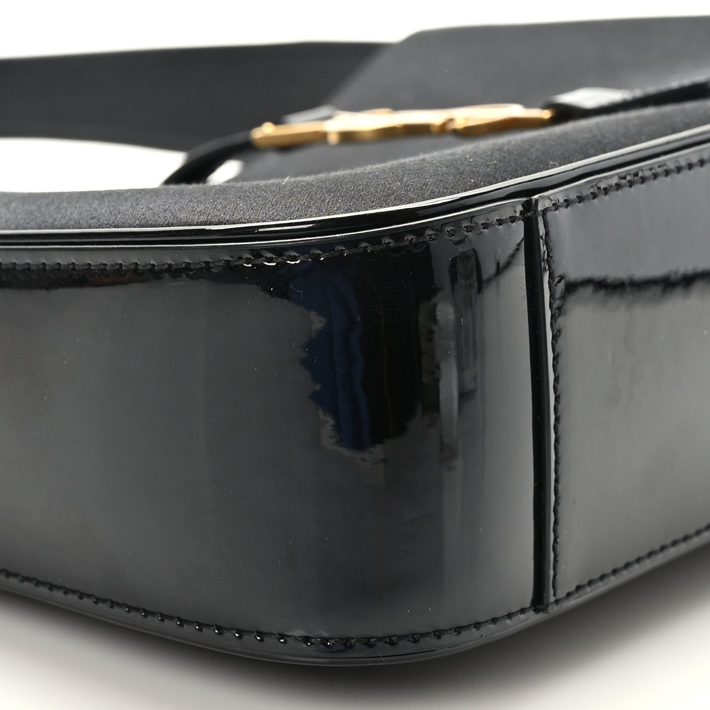 Silk Satin Calfskin Le 5 A 7 Hobo Black