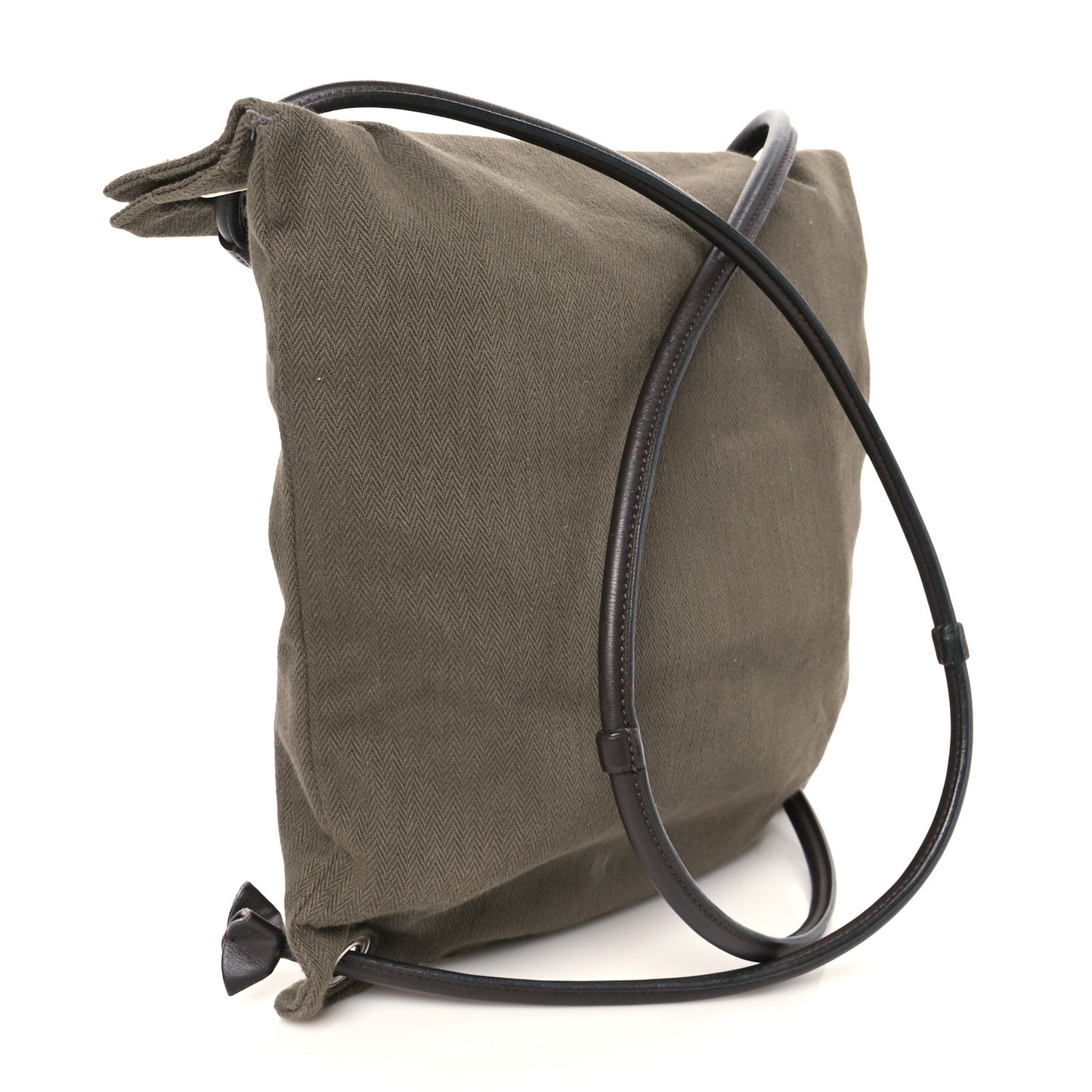 Herringbone Canvas Swift Maline Bag Kaki Ebene