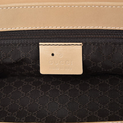 Gucci Calfskin Flap Shoulder Bag Beige 6 of 8