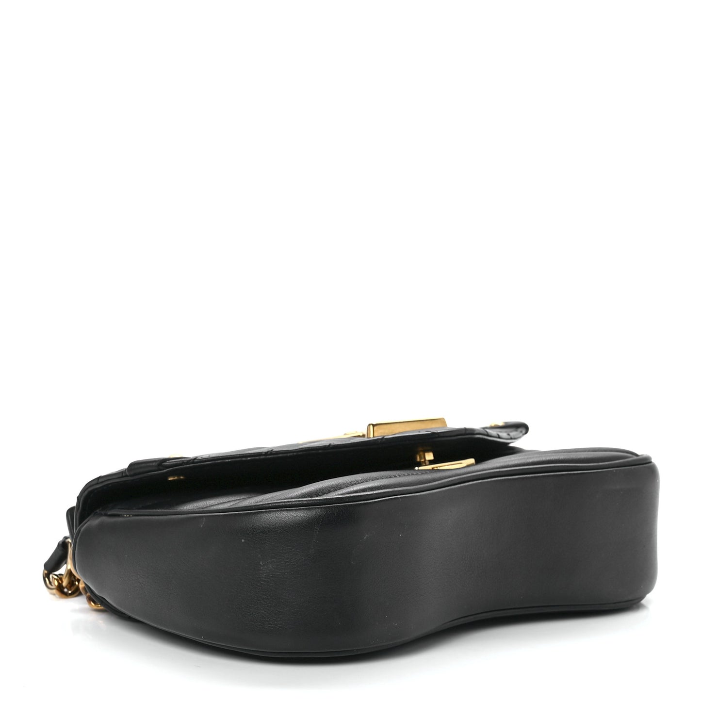Calfskin New Wave Chain PM Black